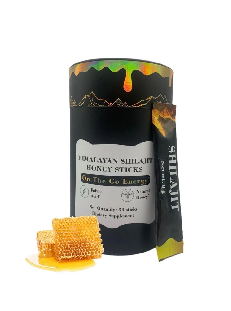 Better Alt Pure Himalayan Shilajit Sticks with Organic Honey, Naturally Sweeter