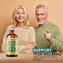 D’Bayor Living Bitters-Natural Remedy with Powerful Roots &Herbs-Detox Digestive