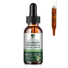 2x Soursop Graviola Liquid Drops Plus Sea Moss Immune Boost, Relax, Antioxidant