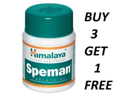 Himalaya Speman 60 Tablets Pack Free Worldwide Shipping BUY 3 GET 1 FREE