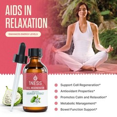 Soursop Bitters Drops Extract – Constipation & Digestive Support w/ Turmeric 2oz