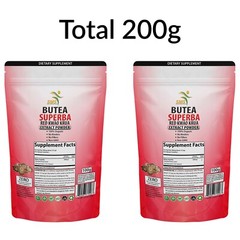Butea Superba 10:1 Extract Powder Red Kwao Krua High Quality Full Spectrum 200g