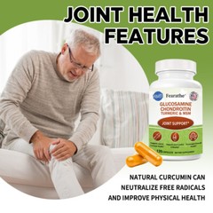 Glucosamine Chondroitin Turmeric MSM Triple Strength Joint Support Capsules