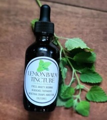 Lemon Balm Tincture, Herbal Extract, Anxiety Relief, Sleep Aid, Stress,Digestion