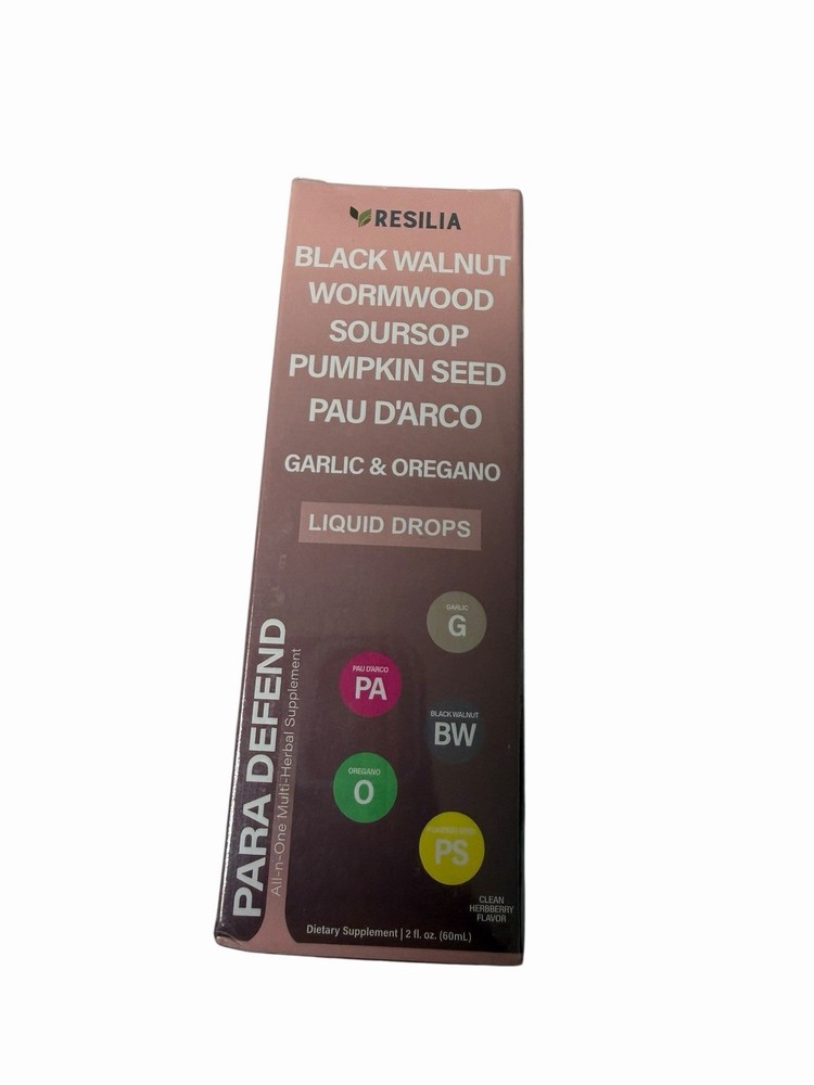Black Walnut Wormwood Soursop Pumpkin Seed LIQUID Drops new sealed