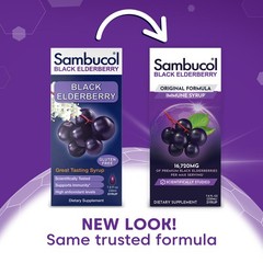 Sambucol Black Elderberry Immunity Antioxidant Syrup 7.8 fl oz 230mL