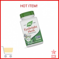 Natures Way Eyebright Herb Vegetarian Capsule, 100 ct