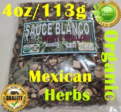 Sauce Blanco, White willow herbs, salix alba, sauce plateado hierbas mexicanas !