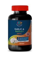 herbal dietary supplement, Odorless Garlic & Parsley 600mg 1B, essential mineral