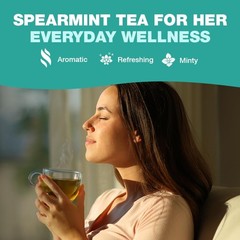 , Spearmint Tea Bags (100 Herbal Tea Bags) |Refreshing Mint Tea | Non-GMO | R…