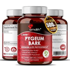 Pygeum Bark plus Saw Palmetto Extract Support Prostate Health 500 mg 90 Capsules