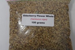 100 gram Elderberry Flowers whole (Sambucus nigra)