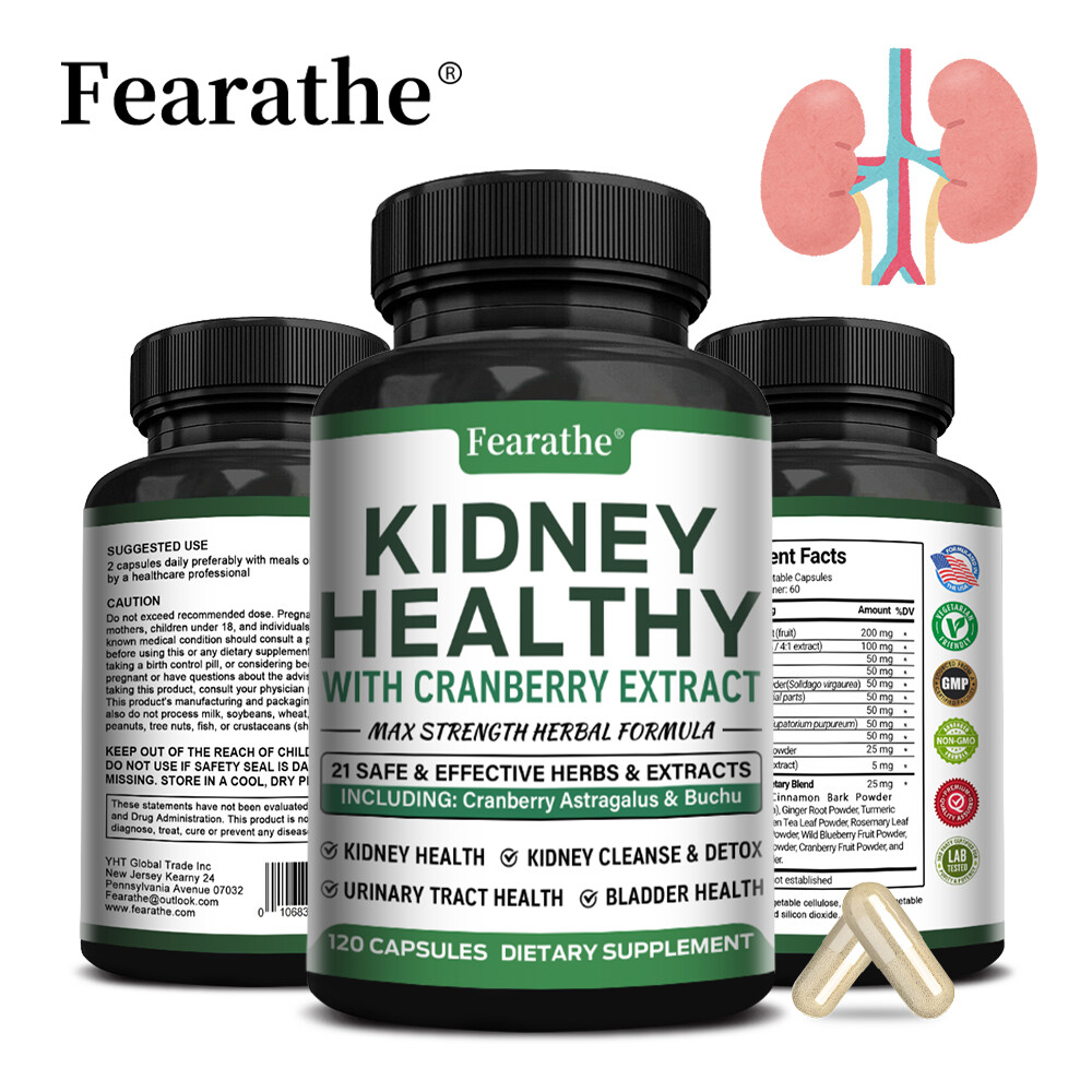 Kidney Health – Contains Cranberry Extract, Kidney Cleansing And Detoxification