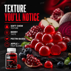 HORSE GELATIN Gummies, -Body Wellness, Daily Fuel – Unleashed Men The Beast