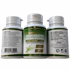 Andrographis Extract HERBAL IMMUNE DEFENCE SUPPORT STRONG IMMUNITY 60 Pills
