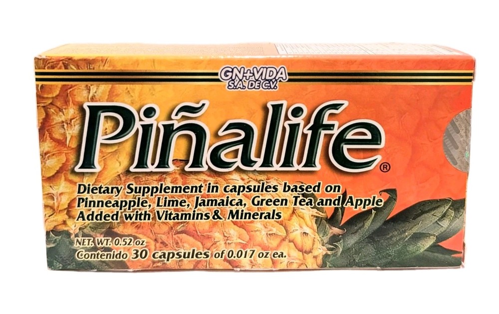 PINALIFE CAPSULES 30 Day 100% AUTHENTIC Weight Loss Supplement