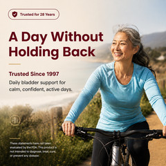 Regain Bladder Control With BetterWOMAN (2 Bottles) – Tested. All natural.