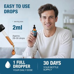 Rhodiola Rosea Liquid Drops 10 in 1 with 2 Fl Oz (Pack of 1)