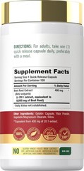 Beet Root Capsules | 8000mg | 120 Count | Non-GMO, Gluten Free | by Carlyle