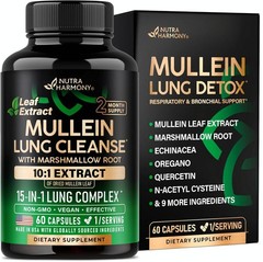 Mullein Lung Detox – Mullein Leaf 10:1 Extract – Marshmallow Root | Echinacea |