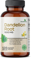 Dandelion Root 1500 MG per Serving Traditional Diuretic Herb, Non-Gmo, 120 Veget