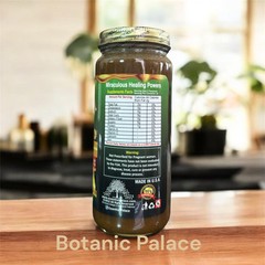 Organic Neem Honey W/ Cinnamon & Black Seed 5 in 1- 16 oz Glass Bottle By