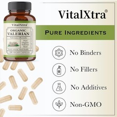 Valerian Root Sleep 120 Capsules Promote Muscle Relaxation Heart Health Mood
