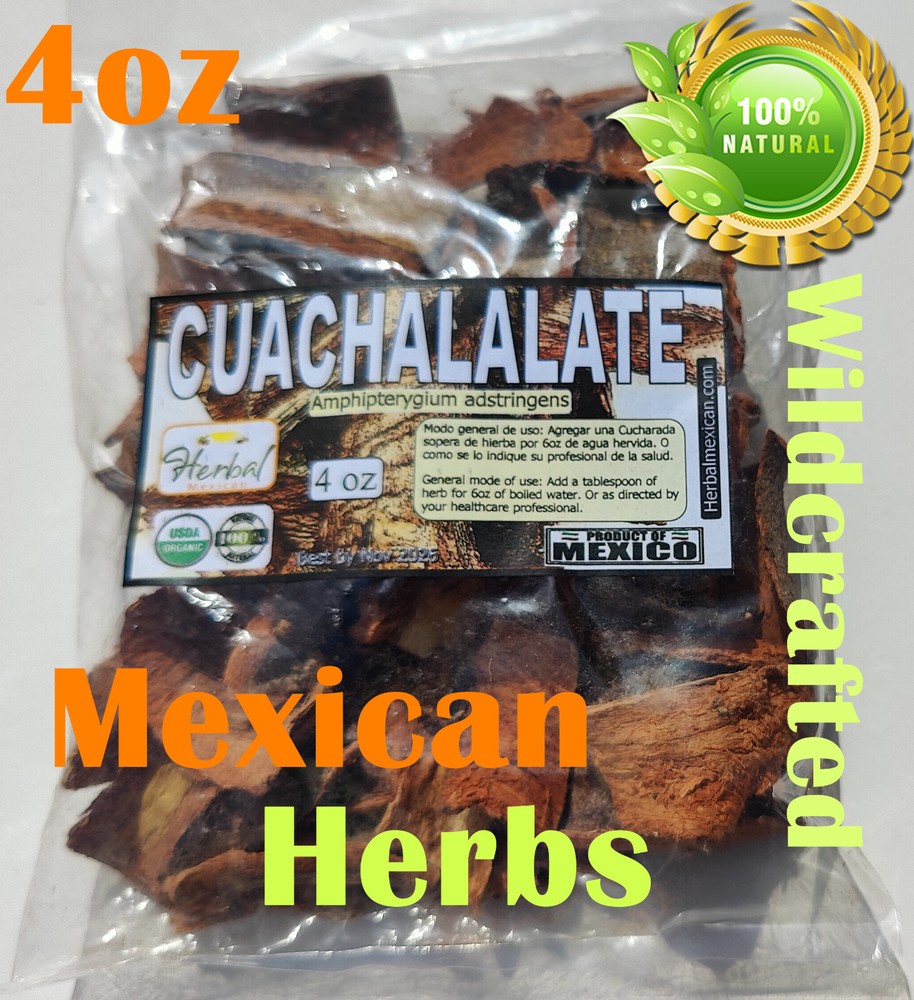 Cuachalalate Bark Seca Palo Cuachinala Mexican Organic Wild 100% Tea Grade 4oz !