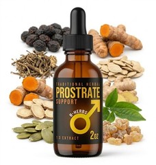 Prostrate Health Support Supplement EASY Liquid Drops Tincture Male Wellness USA