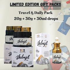 Organic Himalayan Shilajit travel size pack Authentic k2 shilajit Lab Tested