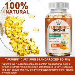 240 CAPSULES TURMERIC CURCUMIN EXTRACT TUMERIC BLACK PEPPER ANTIOXIDANT BEST