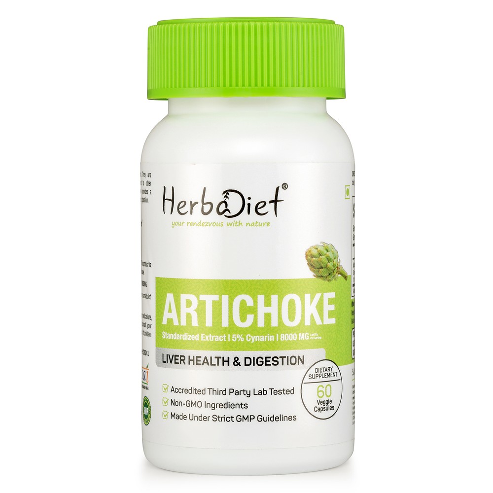 Artichoke Extract Capsules 5% Cynarin 800mg STRONG Liver Detox Digestive Support
