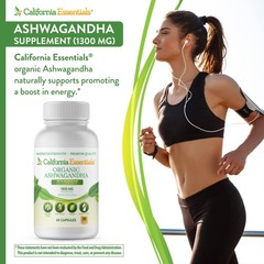 ASHWAGANDHA-1300MG PER SERVING-ENERGY-STRENGTH-LONGEVITY-NEW-SEALED-FREE SHIP