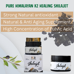 Pure Himalayan Shilajit Resin 20g Authentic k2healingshilajit Lab Tested