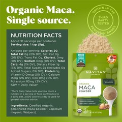 100% Gelatinized Maca Powder Peruvian for Smoothies Lattes Baking 16oz Bag