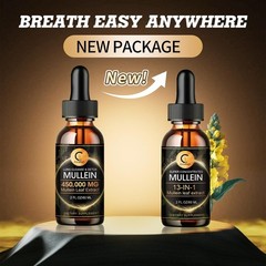 Mullein drops for Lung, Mullein Leaf Extract, Super Concentrated Tincture