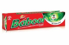 Dabur Babool Toothpaste 190g Natural Whitening and strong Teeth | Free Shipping