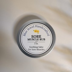 Sore Muscle Rub – Natural Sore Muscle Pain Relief with Arnica