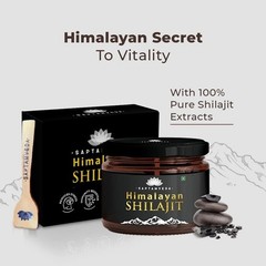 Saptamveda Himalayan Shilajit Resin 20gm Each Set Of 2