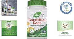 Nature’s Way Organic Dandelion Root Capsules – 100 Count Supplement