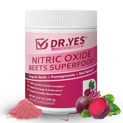 DR.YES Organic Beet Root Powder – 7,000mg Nitric Oxide for Energy & Heart Health