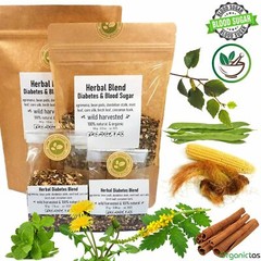 Herbal Diabetics Tea Natural Blood Sugar, Glucose, Cholestorol, Lower & Control