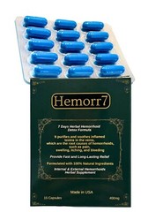 7days Hemorrhoid Herbal Formula. Fast Relief. Internal & External Hemorrhoid