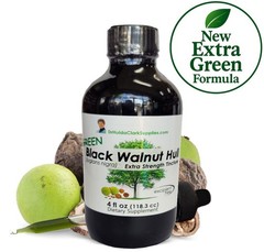 Dr Hulda Clark Supplies – Green Black Walnut Hull Tincture (XStrength) – 4fl.oz