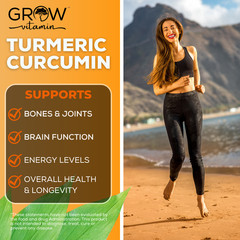 Turmeric Curcumin with Bioperine 2600mg High Absorption Triple Strength Capsules