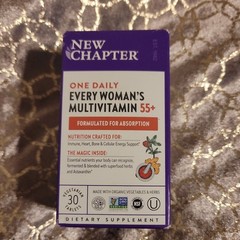 New Chapter Every Woman’s Multivitamin 55+ 30 Vegetarian Tablets Exp 01/2026