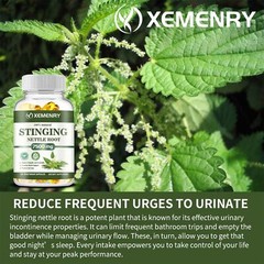 Stinging Nettle Root Capsules 7500mg – Support Prostate and Urinary Tract Health
