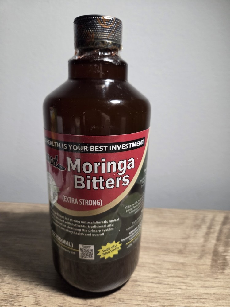Amenazel Moringa Bitters Extra Strong Herbal Blend Liquid 16.9 fl oz