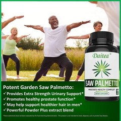 Saw Palmetto Capsules Supports Prostate And Urinary Tract Health 30-120 Pills