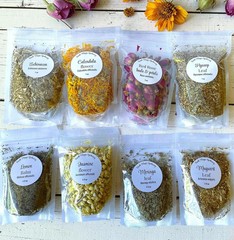 Natural Bulk Herbs Bags 14gm Organic & Wildcrafted Apothecary Spell Bags 1/2oz